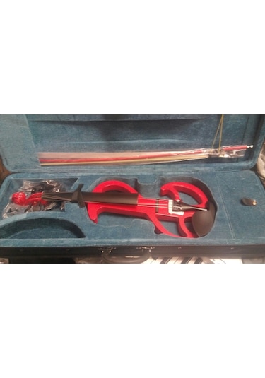 Victor Kare Kutulu Elektro Keman Seti Çok Renkli