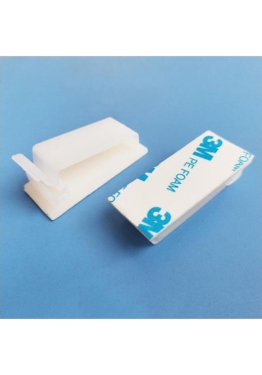 3b Trend Yapışkanlı Kablo Toplayıcı 4 Adet Masa Kablo Düzenleyici Klips Duvara Sabitleyici