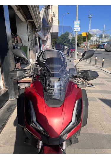 2023-25 Honda Adv 350 Uzun Ön Cam Açık Füme Zeus 60 CM 4 MM Adv350