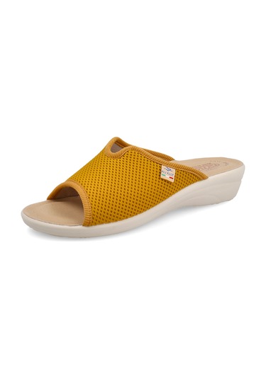 Terlik Kadın Diğer T4 429 Fe Fly Flot Cloth Slipper Yellow Sarı