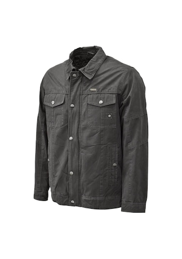 Erkek Spor Kanvas Yakalı Mont M2625 Bgl-st03994 Haki