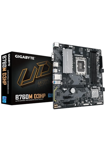 Gigabyte B760M D3HP 5600 MHz OC DDR5 Soket 1700 mATX Anakart
