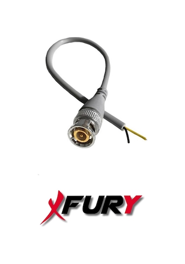 Fury 100 Adet A Kalite Kablolu Hazır Bnc Kablolu Konnektör