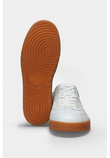Lufian Luana Beyaz Hakiki Deri Kadın Sneaker Ayakkabı 121230029 Beyaz