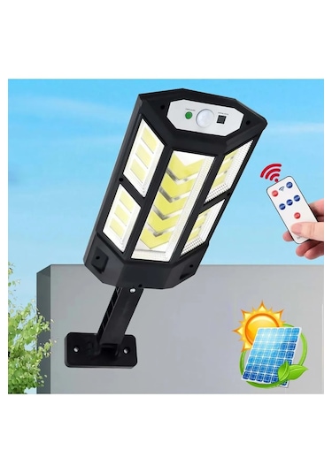 Monozone Led Lamba Sensörlü Su Geçirmez Güneş Enerjili 3 Modlu