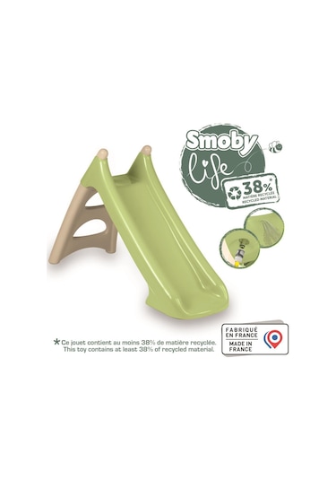 Smoby Life Xs Kaydırak - Su Bağlantılı, Yeşil 820629