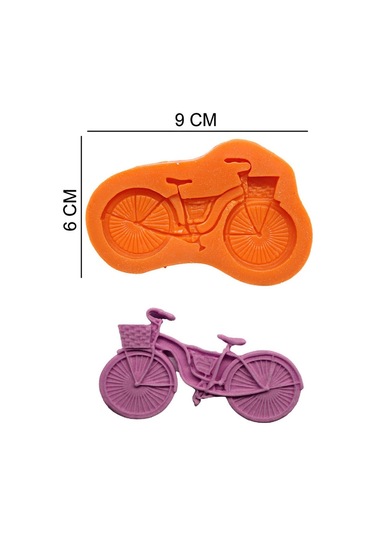Bisiklet Silikon Şeker Hamuru, Sabun, Mum Kalıp