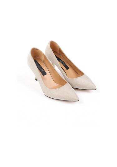 Sirella Parlak Altın Renkli Yüksek Topuklu Ayakkabı-altın Altın