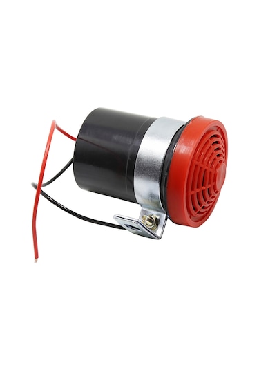 Mufunye 12v/24v Araçlar İçin Evrensel Geri Vuruş Hoparlörü - 105db Yüksek Ses, Su Geçirmez, Araç Güvenliği Alarmı Kırmızı