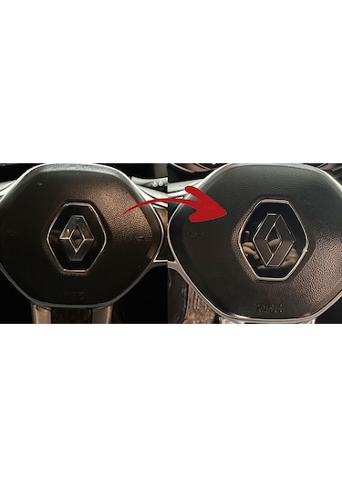 Renault Kadjar 2018-2024 Yeni Tasarım Amblem Kaplama Sticker