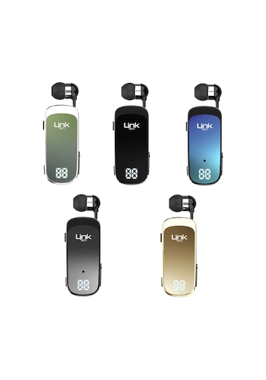 Linktech V81 Makaralı Titreşimli Bluetooth Kulaklık