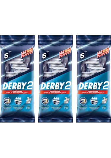 Derby 2 5 Li Poşet Tıraş Bıçağı X 3 Adet