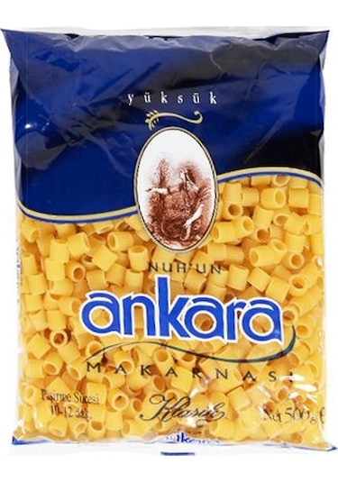 Nuh'un Ankara Makarnası Klasik Yüksük Makarna 5 x 500 G