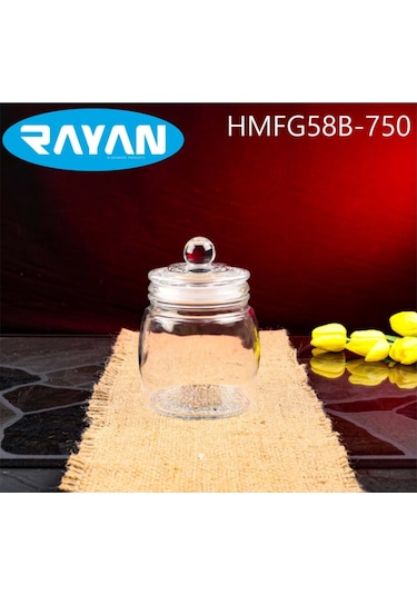 Rayan Cam Kavanoz Hmfg58b-750 Çok Renkli