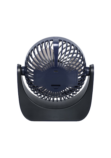 Vkemall Usb Şarjlı Mini Masa Fanı, Ultra Sessiz Ofis Kullanıma Uygun, Taşınabilir, 18650 Li-ıon Pil, Mavi