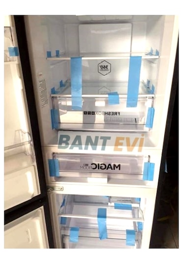 İz Bırakmayan Bant Mavi 50mmx33mt Leke Bırakmaz Buzdolabı Bandı