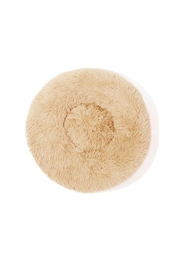 Geeroyoo Yıkanabilir Kaymayan Dönut Şeklindeki Pet Yatağı Haki Renkli