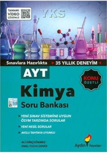 Aydın Ayt Kimya Konu Anlatımlı Soru Bankası