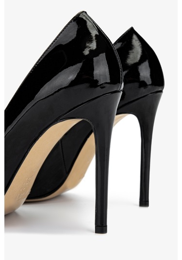 Valmenti Kadın Hakiki Deri Siyah Rugan Topuklu Ayakkabı 1027 249 Bn Ayk Y25 Sıyah Rgn Siyah Rugan