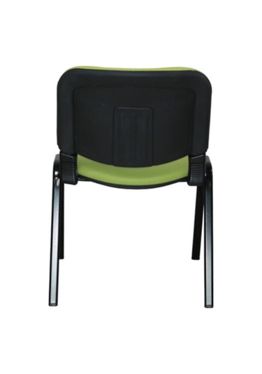 Ofiscombin Ofis Büro Bekleme Misafir Çalışma Konferans Koltuğu Form Sandalye Yeşil Deri 00047499870