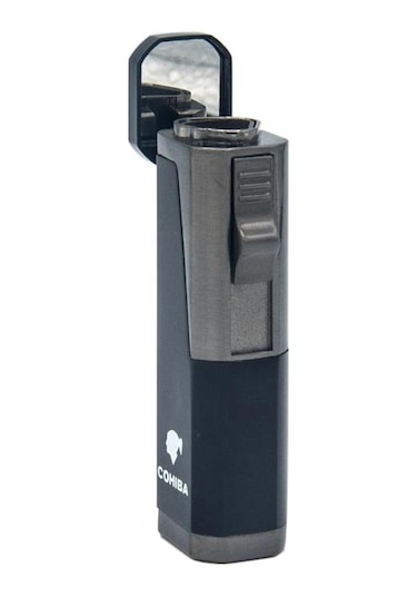 Cohiba 3 Torch Pürmüz Siyah Puro Çakmağı - Tr1349