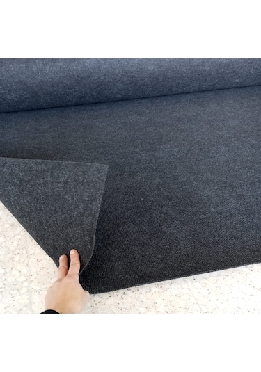 Antrasit Halıfleks Duvardan Duvara Halıflex Fuar Halısı