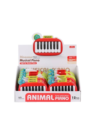 8898-1b Dinazor Işıklı Müzikal Baby Piano