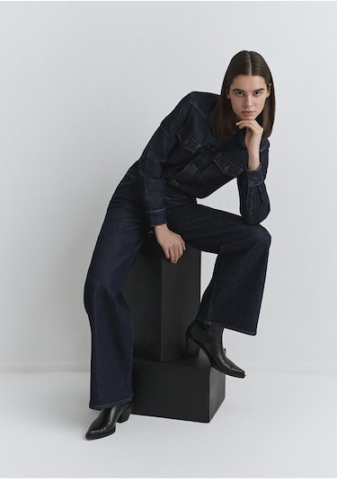 Mavi - Sylvie Classic Denim Koyu Mavi Jean Tulum 1011018-91362 Lacivert