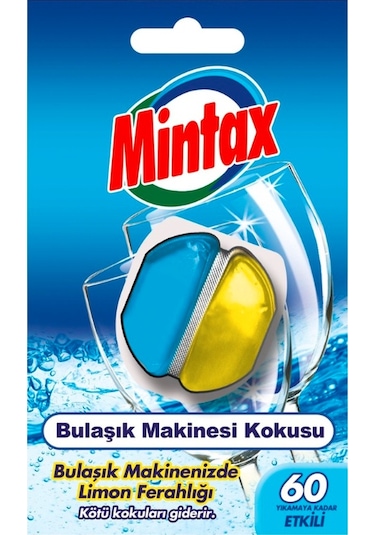 Mintax Limon Ferahlığı Bulaşık Makinası Kokusu 60 Yıkama