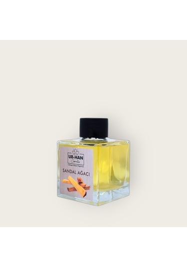 Sandal Ağacı Bambu Çubuklu Oda Kokusu 100 Ml Cam Şişe