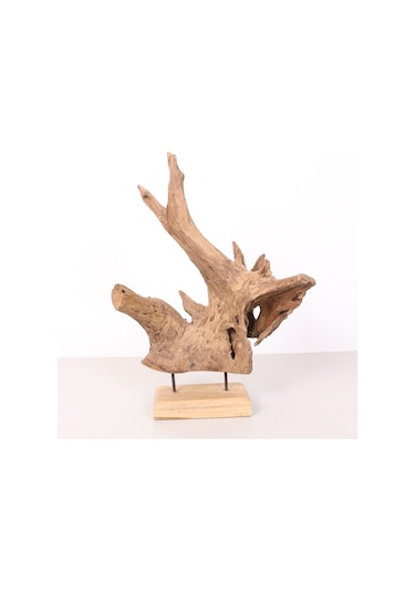 Teak Art- Doğal Teak Heykel & Dekor 30x70 Cm