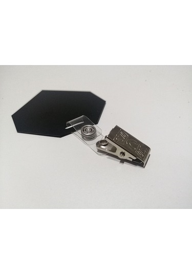 10 Adet Silinebilir Mandallı Siyah Etiket Kıskaçlı Karatahta Seti