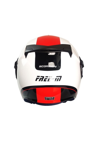 Motoanl Motosiklet Cırcle Yarım Double Güneş Vizörlü Abs Material Kapalı Kask Kırmızı