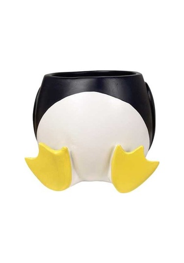 Pazly Yaratıcı Suntek Sukulent Saksısı Penguen Mini Bitki 10cmx9cm 10cmx9cm