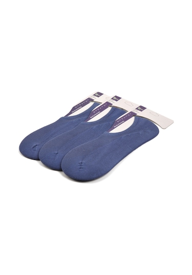 İndigo Unisex Çorap 24k005 3'lü Babet Çorap İndigo