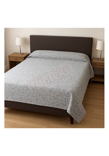 Yünteks Gri Tek Kişilik Polar , Vizon Battaniye , Yatak Örtüsü