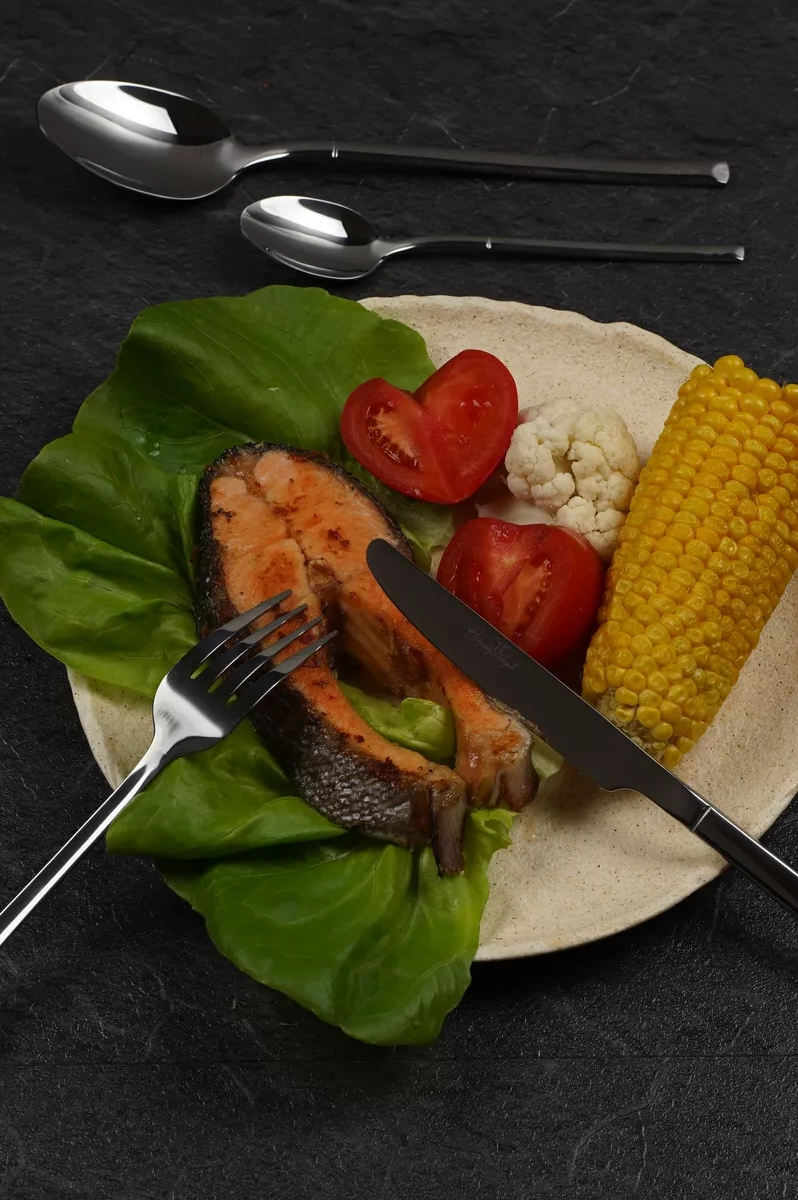 Happyeleph 6'lı Yemek Bıçağı Seti 199367188 Gümüş