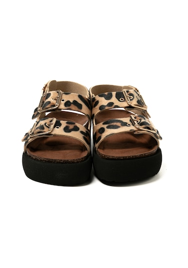 Terlik Kadın Felına G106330 Genuins Vegan Leopard Vegan Leopard