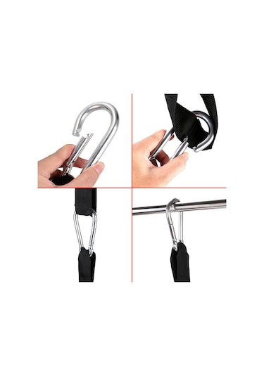 Galvanizli Karabina Hamak Salıncak Askısı Çelik Kanca