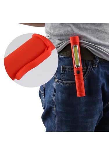 Mıknatıslı Çalışma Feneri Oto Kaporta Motor Tamirci Feneri Çok Renkli