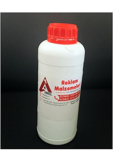 1Lt Kalın Pleksi Yapıştırıcısı Kloroform Far Parlatma Temizleme