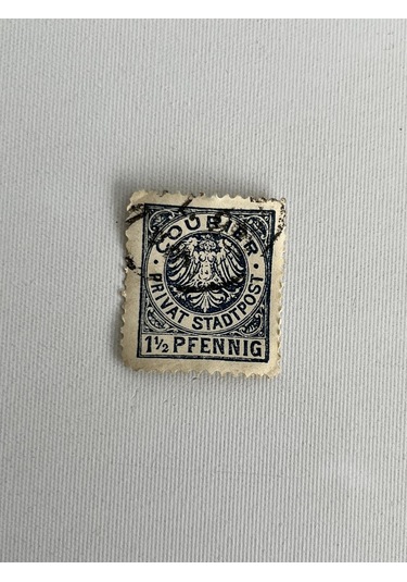Almanya 1895 Courier Privat Damgalı Posta Pulu