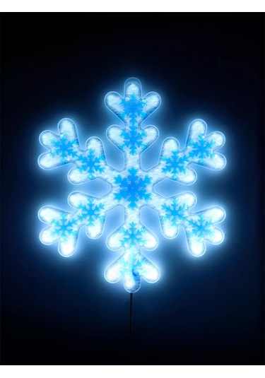 Miland Led Yeni Yıl Kar Tanesi Işıklı Figürü 40 Cm 265546990