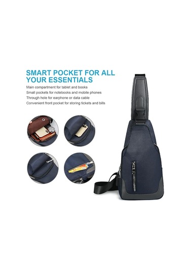 Erkek Göğüs Çantası, Su Geçirmez Eğlence Omuz Çantası, Göğüs Çantası