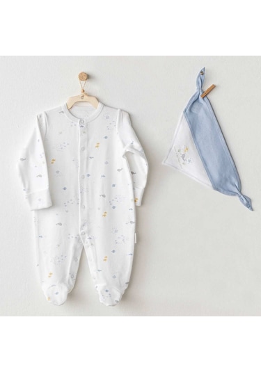 Andywawa Happy Place Bebek Tulum Takım Ac25607 Beyaz