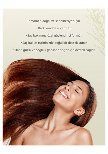 Optiderm Biberiye Suyu Güçlendirici Saç Toniği %100 Doğal Ve Saf