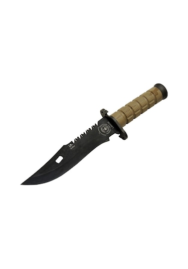 Salgur S 4759 Türk Tipi Komando Bıçağı 28,5cm - Testere Detaylı Bıçak, İpli, Kılıflı Diğer