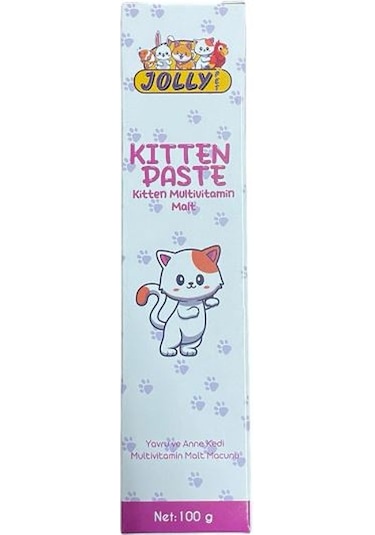 Jolly Kitten Paste Yavru ve Anne Kedi Multivitamin Malt Macunu 100 G
