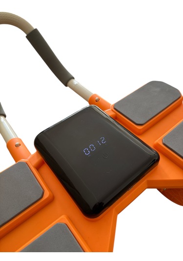 Sayaçlı Ab Carver Pro Roller 4 Otomatik Geri Tepme Karın Egzersiz