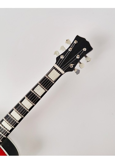 El Yapımı 1/4 Ölçek Minyatür Elektro Akustik Gitar Elvis